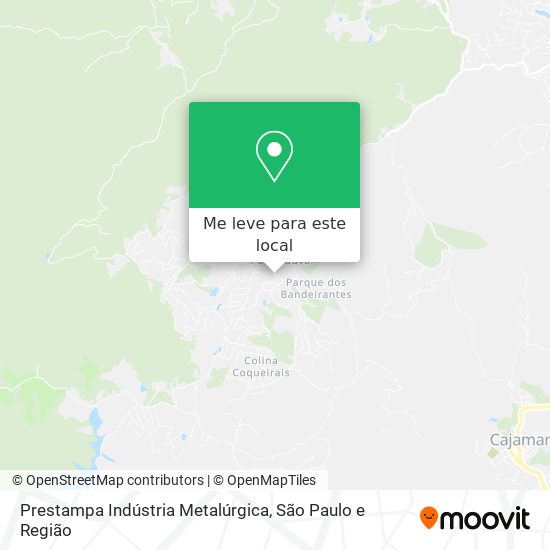 Prestampa Indústria Metalúrgica mapa