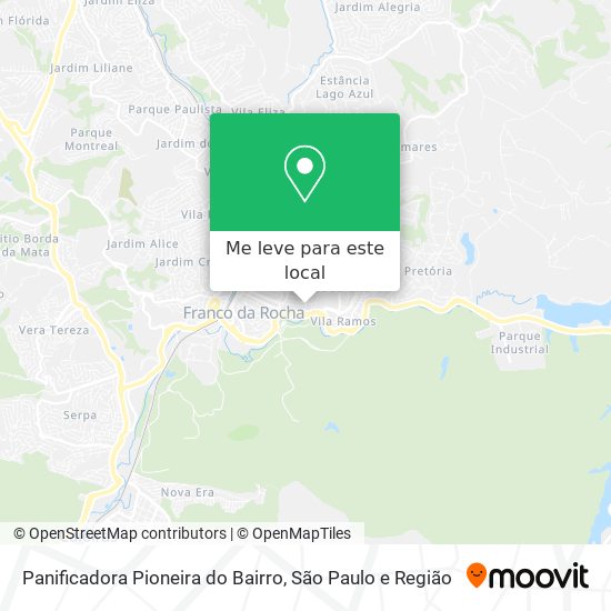 Panificadora Pioneira do Bairro mapa