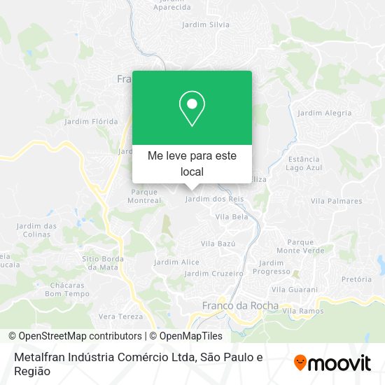 Metalfran Indústria Comércio Ltda mapa