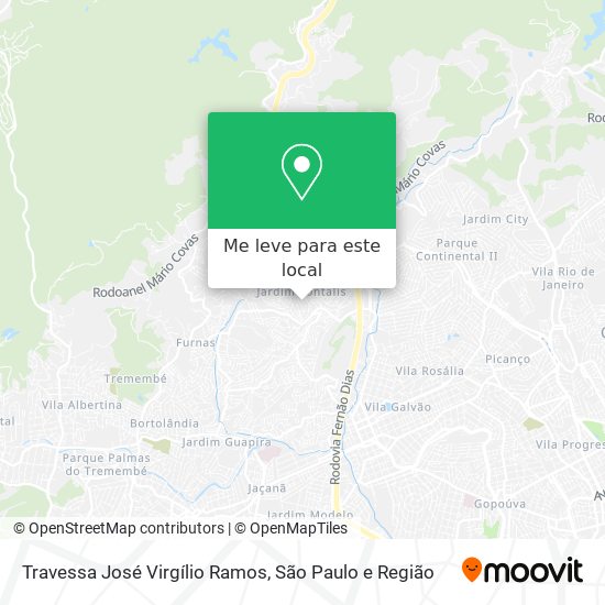 Travessa José Virgílio Ramos mapa