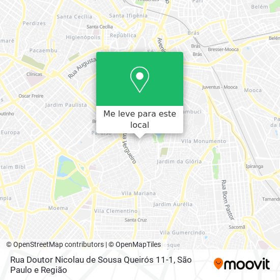 Rua Doutor Nicolau de Sousa Queirós 11-1 mapa