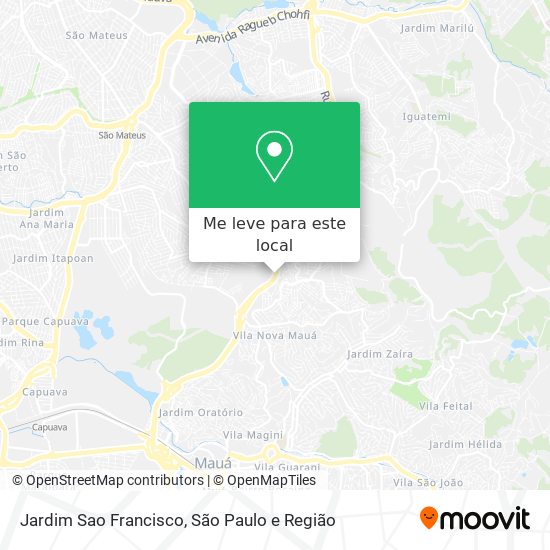 Jardim Sao Francisco mapa