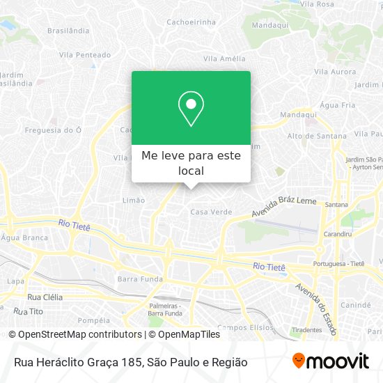 Rua Heráclito Graça 185 mapa