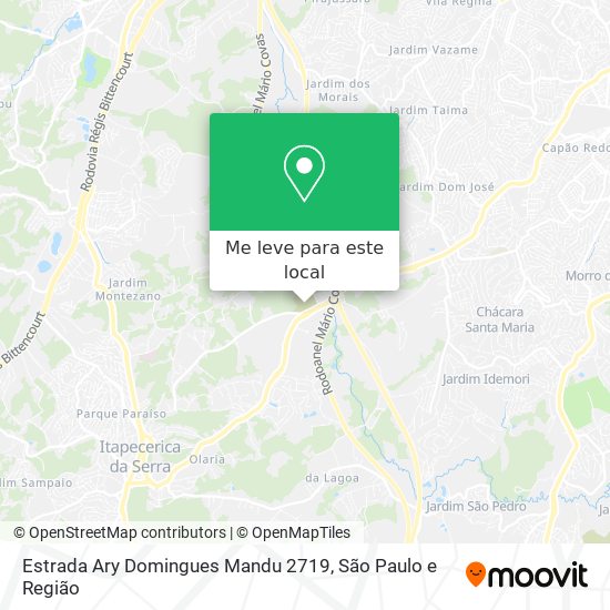 Estrada Ary Domingues Mandu 2719 mapa