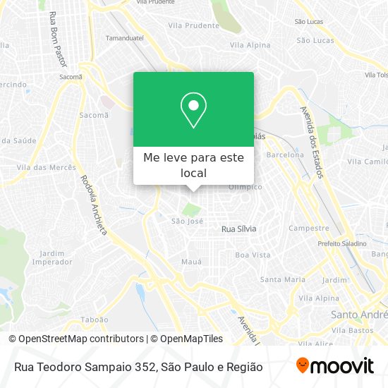 Rua Teodoro Sampaio 352 mapa