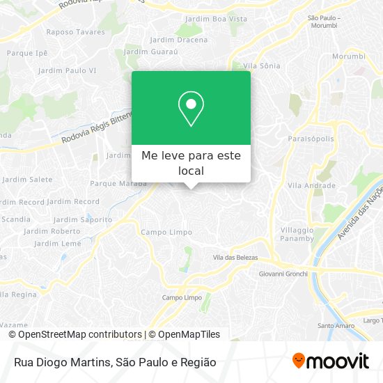 Rua Diogo Martins mapa