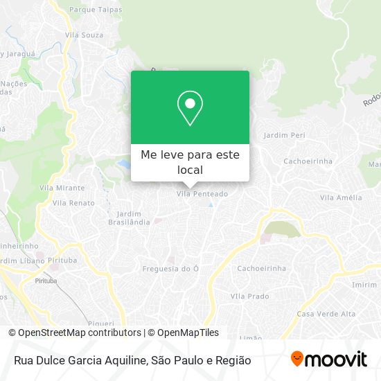 Rua Dulce Garcia Aquiline mapa