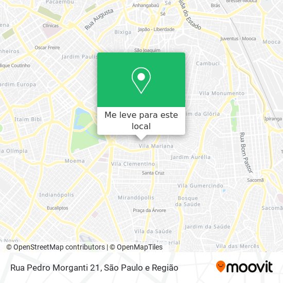 Rua Pedro Morganti 21 mapa