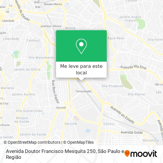 Avenida Doutor Francisco Mesquita 250 mapa