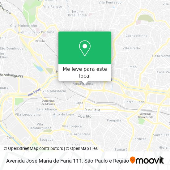 Avenida José Maria de Faria 111 mapa