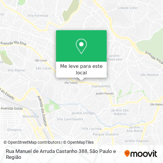 Rua Manuel de Arruda Castanho 388 mapa