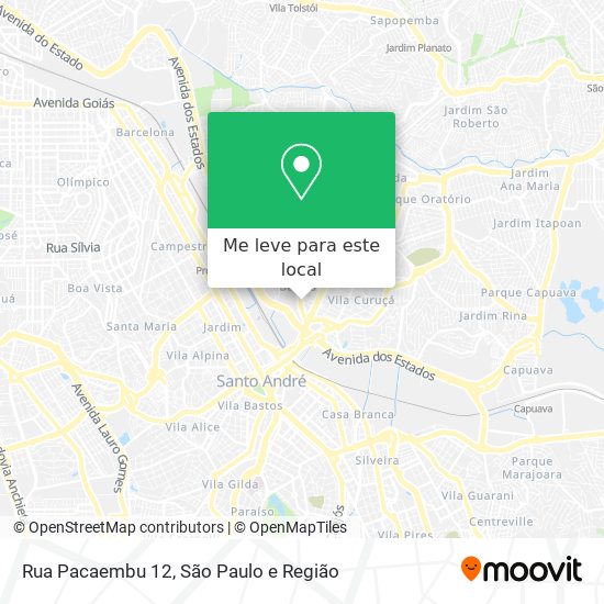 Rua Pacaembu 12 mapa