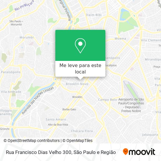 Rua Francisco Dias Velho 300 mapa