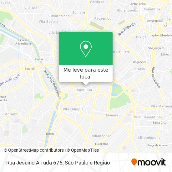 Rua Jesuíno Arruda 676 mapa