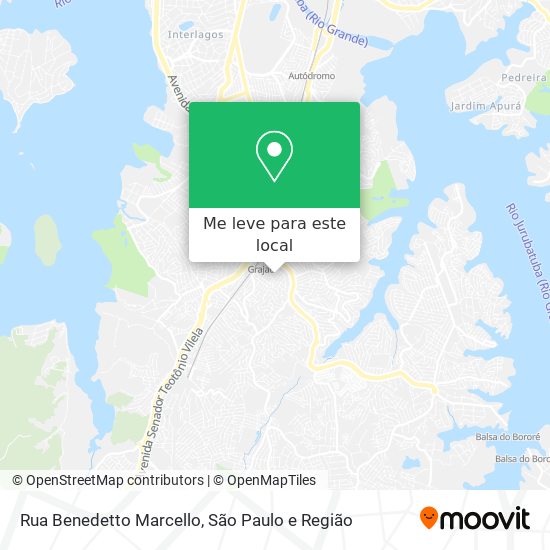 Rua Benedetto Marcello mapa