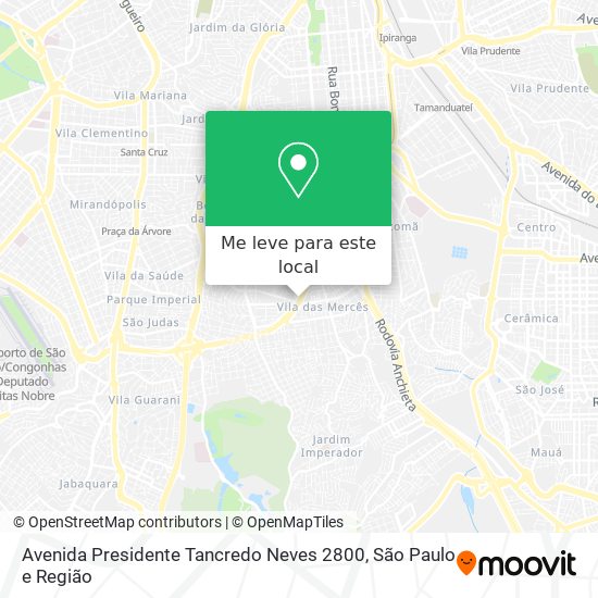 Avenida Presidente Tancredo Neves 2800 mapa