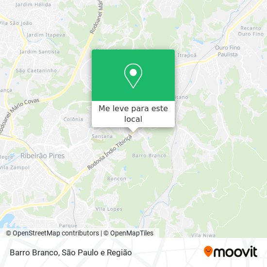 Barro Branco mapa