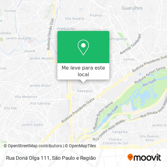 Rua Doná Olga 111 mapa