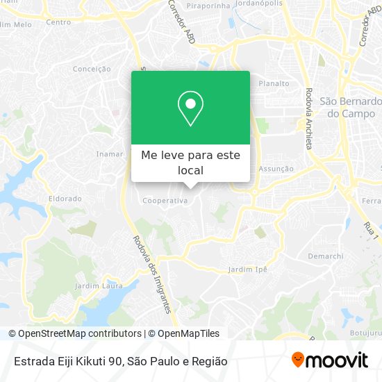 Estrada Eiji Kikuti 90 mapa