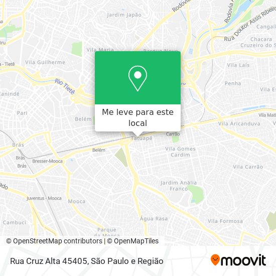 Rua Cruz Alta 45405 mapa