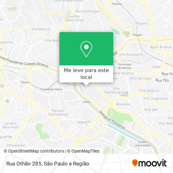 Rua Othão 285 mapa