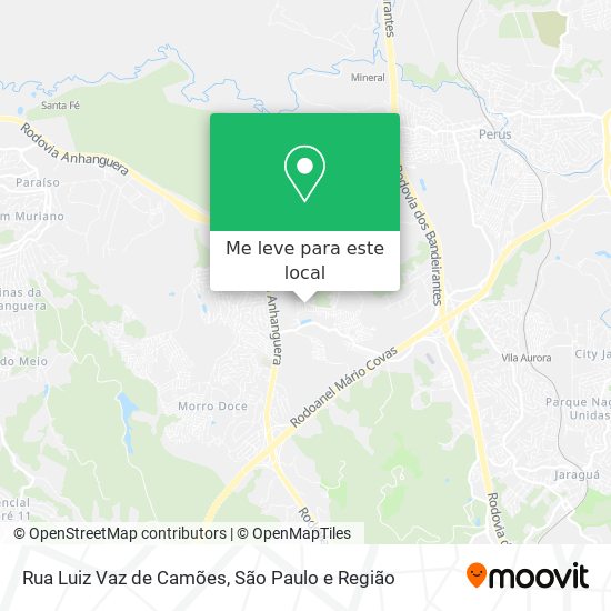 Rua Luiz Vaz de Camões mapa