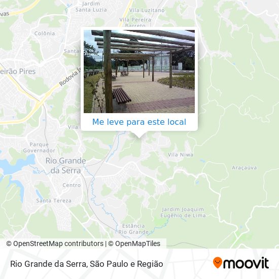Rio Grande da Serra mapa