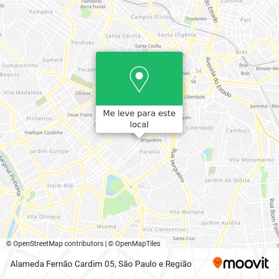 Alameda Fernão Cardim 05 mapa