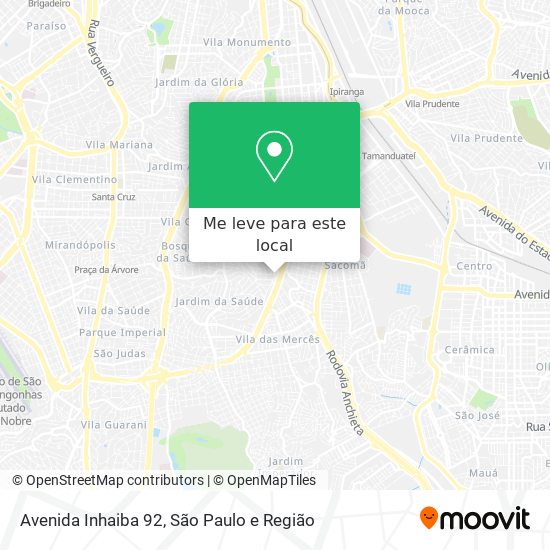 Avenida Inhaiba 92 mapa