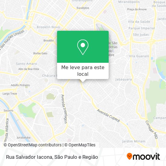 Rua Salvador Iacona mapa