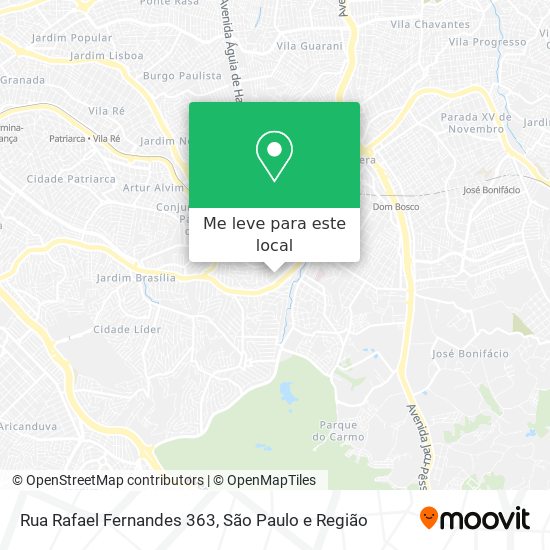 Rua Rafael Fernandes 363 mapa