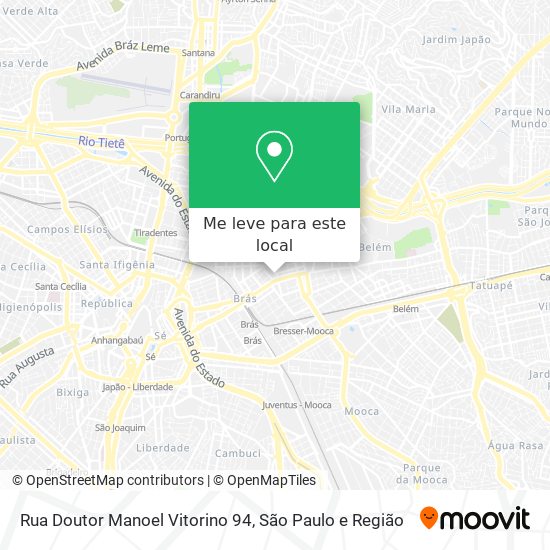 Rua Doutor Manoel Vitorino 94 mapa