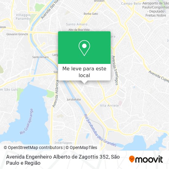 Avenida Engenheiro Alberto de Zagottis 352 mapa