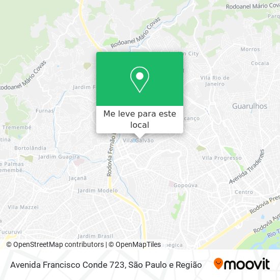 Avenida Francisco Conde 723 mapa