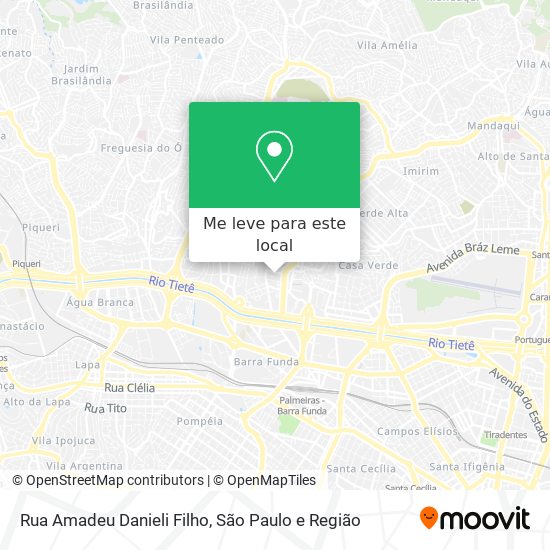 Rua Amadeu Danieli Filho mapa