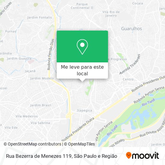 Rua Bezerra de Menezes 119 mapa
