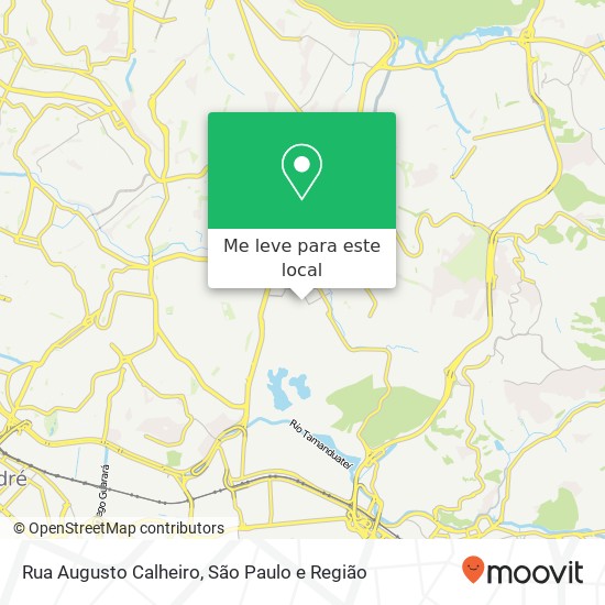 Rua Augusto Calheiro mapa