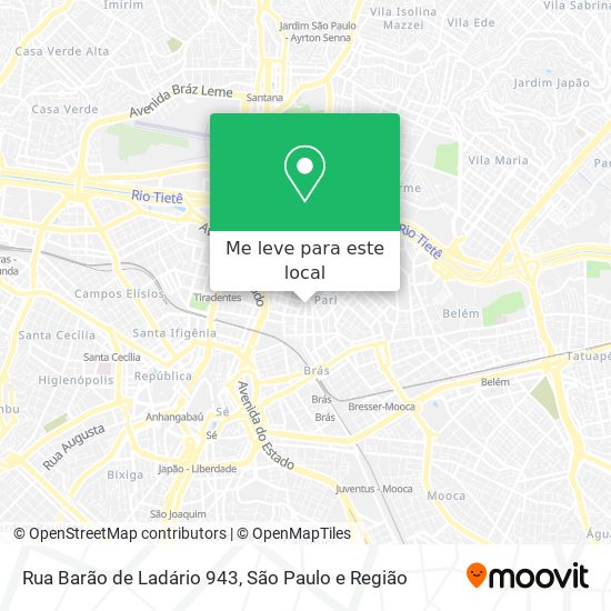 Rua Barão de Ladário 943 mapa