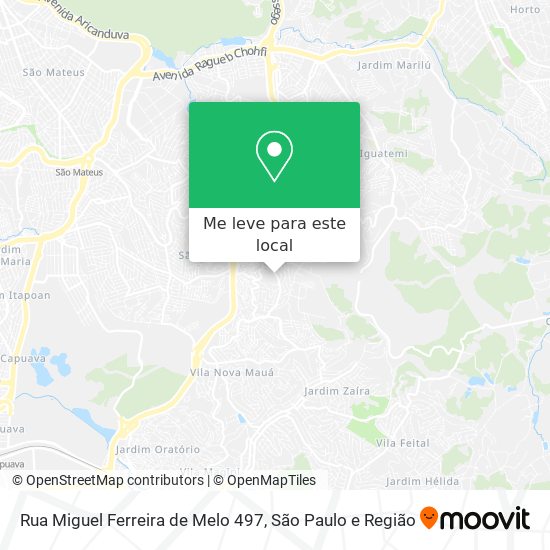 Rua Miguel Ferreira de Melo 497 mapa