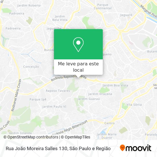 Rua João Moreira Salles 130 mapa