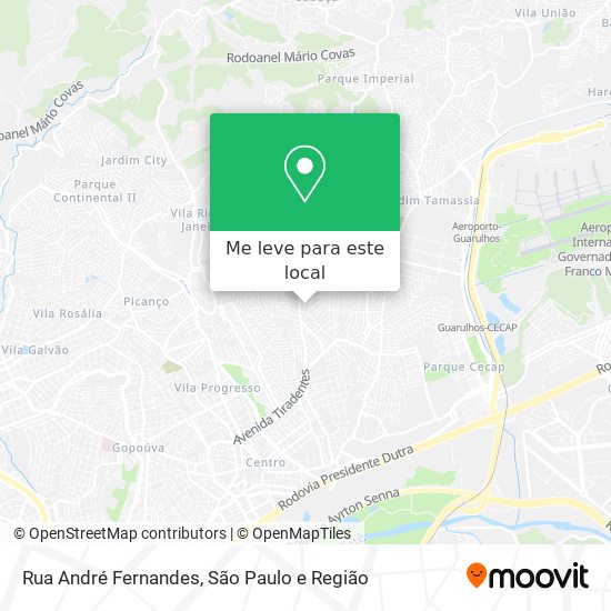 Rua André Fernandes mapa