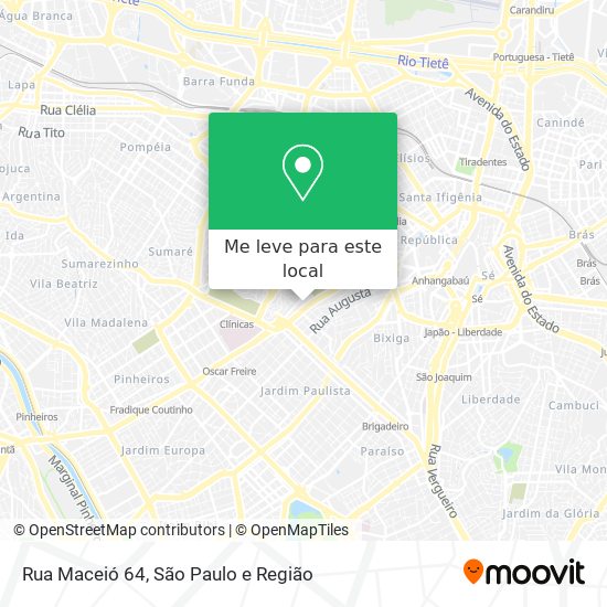 Rua Maceió 64 mapa