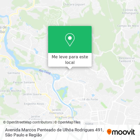 Avenida Marcos Penteado de Ulhôa Rodrigues 491 mapa