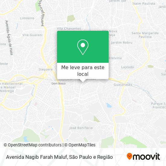 Avenida Nagib Farah Maluf mapa