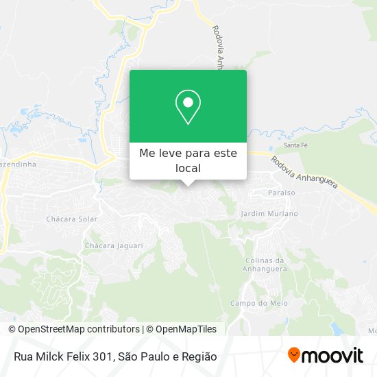 Rua Milck Felix 301 mapa