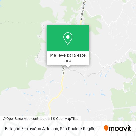 Estação Ferroviária Aldeinha mapa