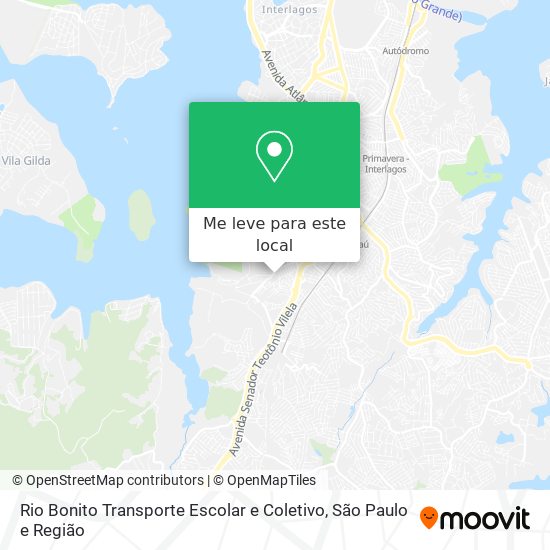 Rio Bonito Transporte Escolar e Coletivo mapa