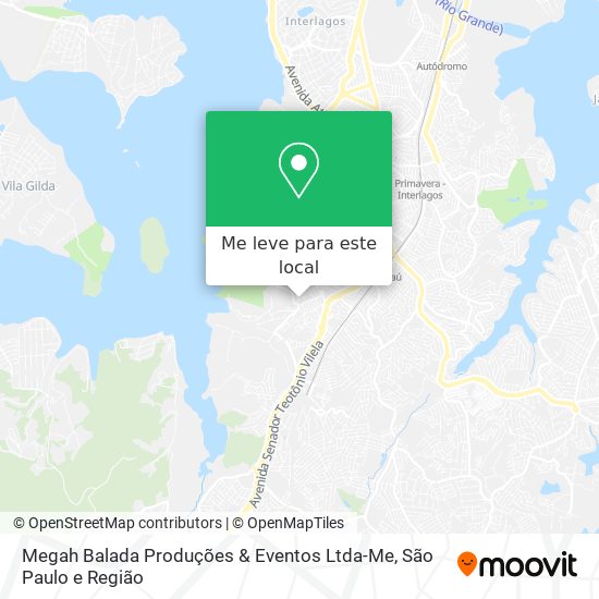 Megah Balada Produções & Eventos Ltda-Me mapa