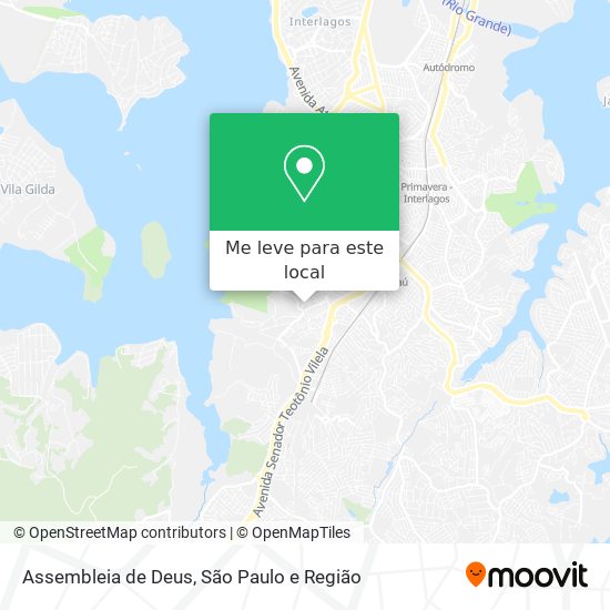 Assembleia de Deus mapa