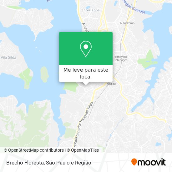 Brecho Floresta mapa